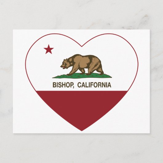 カリフォルニア州旗 ポストカード (正面)