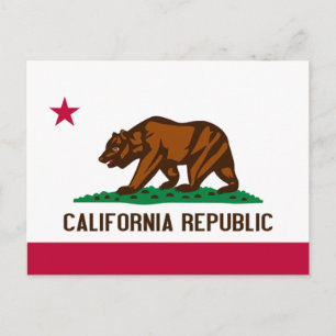 カリフォルニア州旗 ポストカード