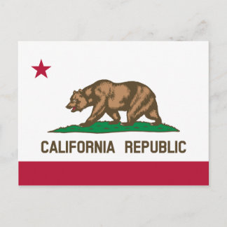 カリフォルニア州旗 ポストカード