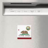 カリフォルニア州旗 マグネット (インサイチュ (食洗機))