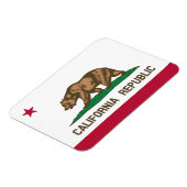 カリフォルニア州旗 マグネット (左側)