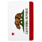 カリフォルニア州旗 マグネット (縦)