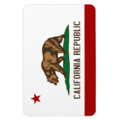 カリフォルニア州旗 –  マグネット (縦)