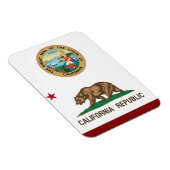 カリフォルニア州旗 マグネット (右側)