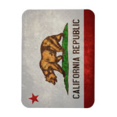 カリフォルニア州旗 マグネット (縦)