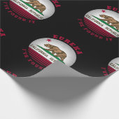 カリフォルニア州旗 ラッピングペーパー (角)