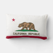 カリフォルニア州旗 ランバークッション (裏面)