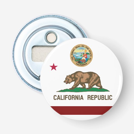 カリフォルニア州旗 栓抜き (正面)