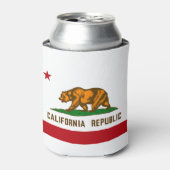 カリフォルニア州旗 缶クーラー (缶正面)