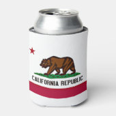 カリフォルニア州旗 缶クーラー (缶正面)