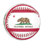 カリフォルニア州旗 野球ボール (正面左)
