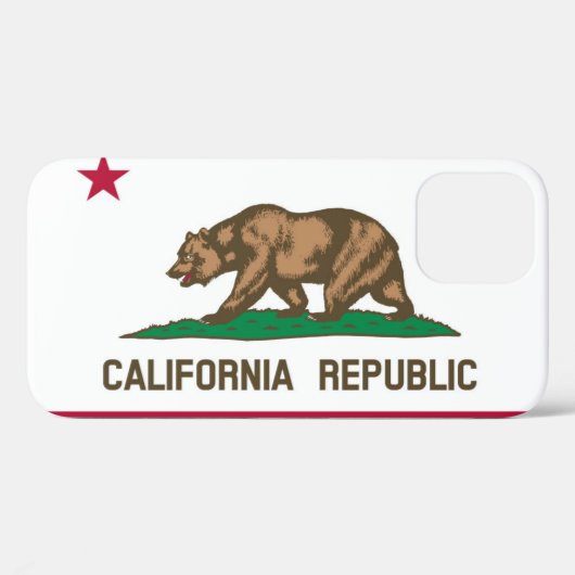 カリフォルニア州旗 Case-Mate iPhoneケース (裏面 (横))