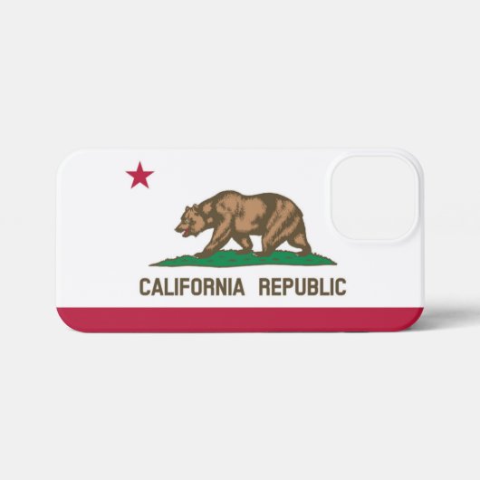 カリフォルニア州旗 iPhoneケース (裏面横)