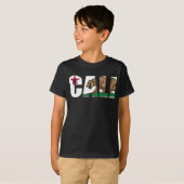 カリフォルニア州旗 Tシャツ (正面フル)