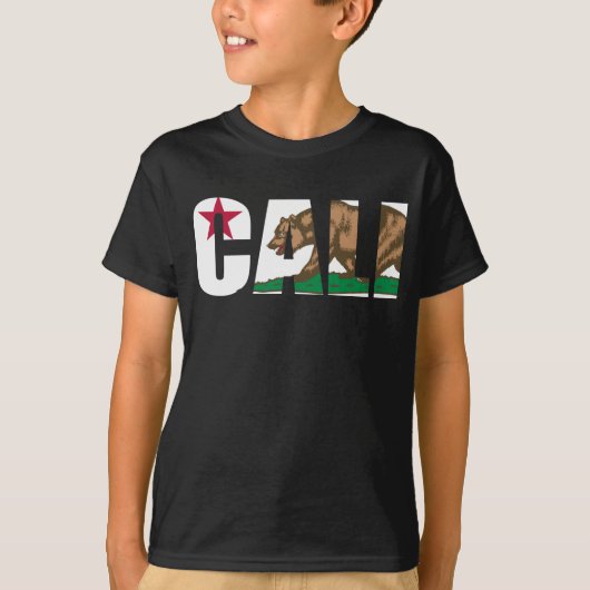カリフォルニア州旗 Tシャツ (正面)