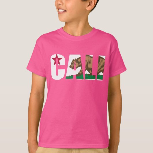 カリフォルニア州旗 Tシャツ (正面)