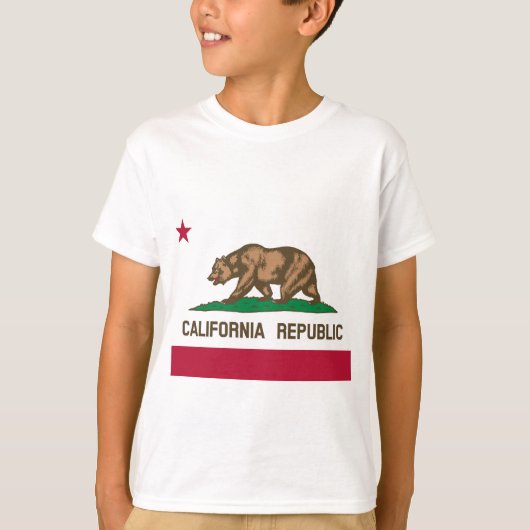 カリフォルニア州旗 Tシャツ (正面)