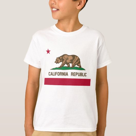 カリフォルニア州旗 Tシャツ (正面)
