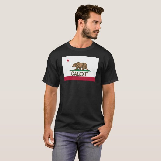 カリフォルニア州旗 Tシャツ (正面フル)