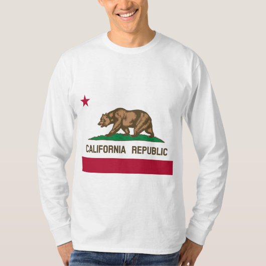 カリフォルニア州旗 Tシャツ (正面)