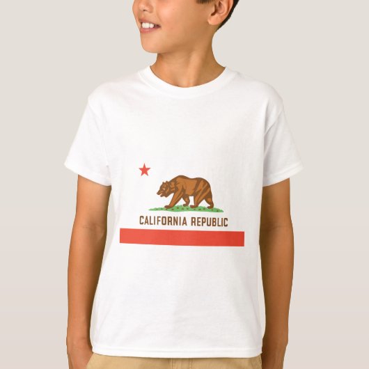カリフォルニア州旗 Tシャツ (正面)
