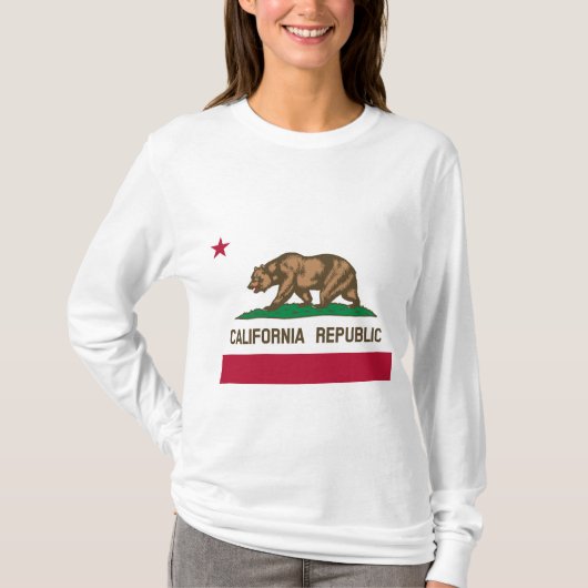 カリフォルニア州旗 Tシャツ (正面)