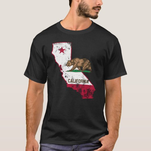 カリフォルニア州旗 Tシャツ (正面)
