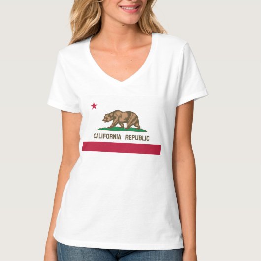 カリフォルニア州旗Tシャツ Tシャツ (正面)