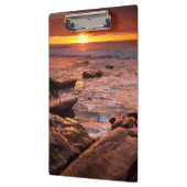 カリフォルニア州日没時潮溜り クリップボード (左)