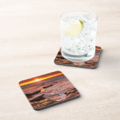 カリフォルニア州日没時潮溜り コースター (右側)