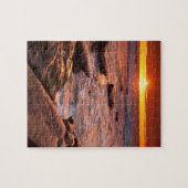 カリフォルニア州日没時潮溜り ジグソーパズル (横)