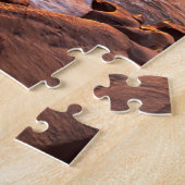 カリフォルニア州日没時潮溜り ジグソーパズル (側面)