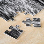 カリフォルニア州暁のB&Wピア ジグソーパズル (側面)