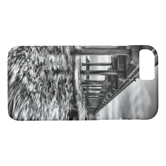 カリフォルニア州暁のB&Wピア Case-Mate iPhoneケース (裏面(横))