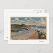 カリフォルニア州沿岸の高速道路101 ポストカード (正面/裏面)