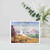 カリフォルニア州沿岸絵を描に ポストカード (スタンド正面)