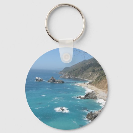 カリフォルニア州沿岸 – ビッグサー キーホルダー (正面)