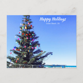 カリフォルニア州海ビーチ シーズンポストカード