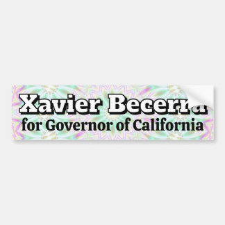 カリフォルニア州知事 ハビエル・ベセラ バンパーステッカー