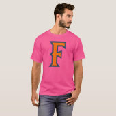 カリフォルニア州立大学フラートン校 F ロゴ オーバーサイズ Tシャツ (正面フル)