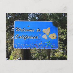 カリフォルニア州線はがき ポストカード