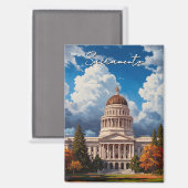 カリフォルニア州議会事典 マグネット (正面/裏面)