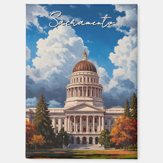 カリフォルニア州議会事典 マグネット (正面)