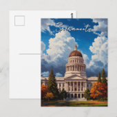 カリフォルニア州議会会議事堂 ポストカード (正面/裏面)