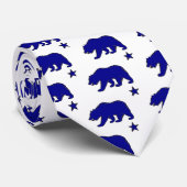 カリフォルニア州青いくまの旗の記号のタイ ネクタイ (ロール)