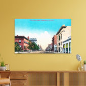 カリフォルニア州19番地のビュー キャンバスプリント (インサイチュ (リビング))