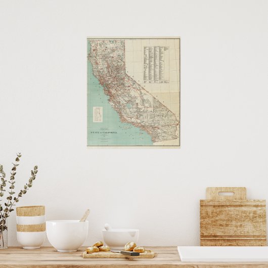カリフォルニア州2 ポスター (キッチン)
