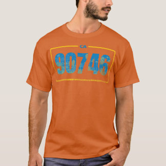 カリフォルニア州90746 Zipcode BG Tシャツ
