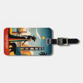 カリフォルニア州：イノベーションハートラゲージタグ ラゲッジタグ (正面横)