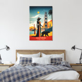 カリフォルニア州：イノベーションハート キャンバスプリント (インサイチュ (寝室))